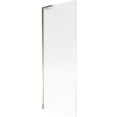 Mexen Next L badwand 1-delig 70 x 150 , strepen, goud - 895-070-000-03-09-50