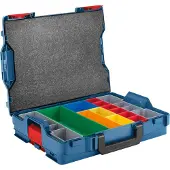 Bosch Professional L-BOXX 102 & Inset Boxen 13tlg. 1600A016NA Transportkoffer ABS Blauw (l x b x h) 357 x 442 x 117 mm