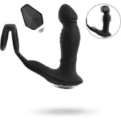 Rebel - duwende prostaatvibrator (zwart)