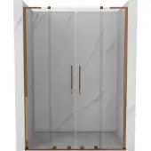 Mexen Velar L Duo schuifdouchedeur 150 , transparant, roségoud - 871-150-003-02-60
