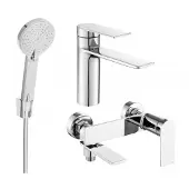 Mexen Zero R40 badset, chroom - 71103R40-00