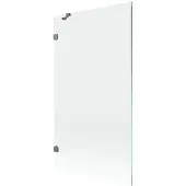 Mexen Lunar badwand 1-delig 100 x 150 , transparant, kanonmetaal - 897-100-000-95-00