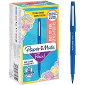 Paper Mate Flair Viltstiften | Medium Punt (0.7 mm) Schrijfpennen | Blauwe Pennen | 36 Stuks