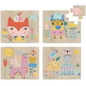 Vilac evolutionaire puzzels suzy ultman - - Geel - Hout - 16 stukken - Vanaf 2 jaar