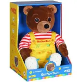 GIPSY TOYS Kleine Bruine Beer Interactieve Pluche Verhalenverteller 28 cm Bruin