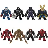 MaxPower 8 stuks Sonic The Hedgehog minifiguur voor Lego kinderspeelgoed