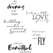 SIZZIX Clear stamps sunnyside 2-
