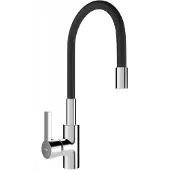 Mexen Flex keukenkraan, chroom/zwart - 670900-07