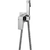 Mexen Cube inbouw bidetkraan met puntsproeier set, chroom - 7599150-00