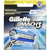 Gillette Mach 3 Turbo Scheermesjes 8 stuks