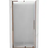 Mexen Velar L schuifdouchedeur 110 , matglas, rosegoud - 871-110-003-31-60