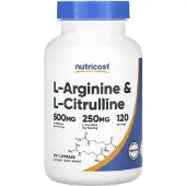 Nutricost - L-Arginine L-Citrulline Complex Capsules (120 capsules)