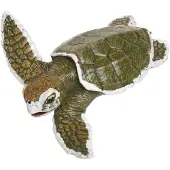 Safari Ltd. Kemp's Ridley Zeeschildpad Babyfiguur - Levensecht 5" Modelfiguur - Educatief Speelgoed voor Jongens Meisjes en Kinderen van 18M+