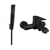 Mexen Pecos R72 badkraan met doucheset, zwart - 7273R72-70