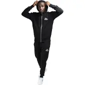 Lonsdale Joggingpak 'ROTTINGDEAN' zwart / wit