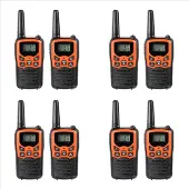 Melitt 2 stuks draagbare walkietalkieradio met 22 kanalen