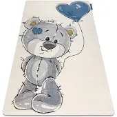 Rugsx Tapijt PETIT TEDDY BEAR beertje, BEER crème 240x330 cm