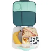 Bbox Lunchbox | Jumbo Bentobox met 4 Vakken (2 Lekvrij), Afneembare Scheidingswand, Gelkoelelement | Ideaal voor School | Vanaf 3+ | Inhoud 2L