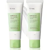 IUnik Centella 70% kalmerende gelcrme Veganistische niet-kleverige hydraterende puistjesverzorging met Centella Asiatica Tea Tree 10% kalmeert a