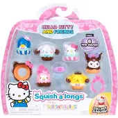 Squish-A-Longs Hello Kitty en vrienden ijsje mini-squish + accessoire, 6-pack