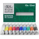 Winsor & Newton Winton Oil Colour 10x12ml Beginners set