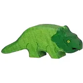 Goki Holztiger houten dinosaurus speelfiguur, Protoceratops, voor kinderen