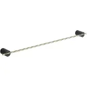 Mexen Aron handdoekhouder, zwart/goud - 7088124-57