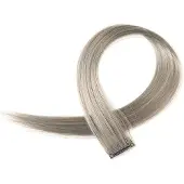 INF Clip-on haarextensies, 10-pack DarkGrey