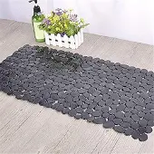 Torribaly Kiezelbadmat voor badkuip als antislip in de douche (bruin)