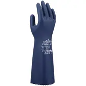 Showa CN741 Biologisch afbreekbaar nitril Chemisch bestendige veiligheidshandschoen Ongevoerd Voedselveilig 15 Mil dik 15" Lengte Medium (12 paa