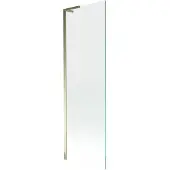 Mexen Next L douchescherm 1-vleugelig 60 x 150 , transparant, goud - 895-060-000-03-00-50