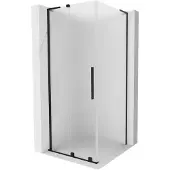 Mexen Velar L schuifdouchecabine 90 x 90 , matglas, zwart - 871-090-090-33-70