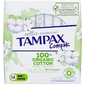 Tampax Cotton Protection Compak Super 14 stk.