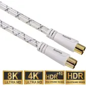 Hama 00122448 coax-kabel 5 m Wit