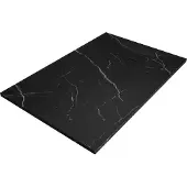 Mexen Hugo rechthoekige douchebak SMC 120 x 80 , zwarte steen - 42758012
