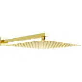 Mexen Slim regendouche 30 x 30 met douchearm, goud - 79130112-50