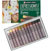 Sakura cray-pas expressionist set 12 oliepastels multicult.