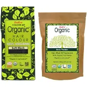 Radico ORGANIC AMLA 100% Natuurlijke BIO Organic Vegan Haargroei, Anti-Haaruitval, Anti-Vergrijzing, Care, Volume, Voedende Poeder Haarmasker en Shampoo 2 in 1 met ECOCERT 100g