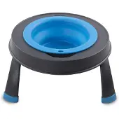 Popware Voerbak verhoogd enkel klein groen 306946