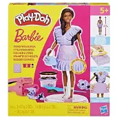 Play-Doh Barbie Fashionista-franjes - Speelset met Pop - Boetseerklei