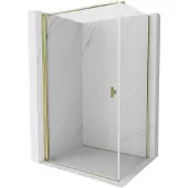 Mexen Mist-B draaideur douchecabine 95 x 75 , transparant, goud - 8A2T-095-075-50-00