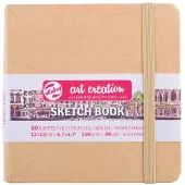 Royal Talens Schetsboek Talens Art Creation kraft 12x12cm 140gr 80vel