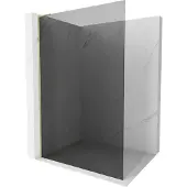Mexen Kioto L Douchewand Walk-in 120 x 200 , grafiet, goud - 800-120-103-50-40