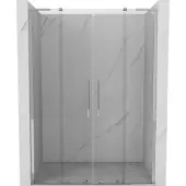 Mexen Velar L Duo schuifdouchedeuren 160 , transparant, chroom - 871-160-003-02-01
