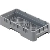 Cambro HFR258151 Camrack Polypropyleen Bestekwasrek, Halve Grootte, Zacht Grijs