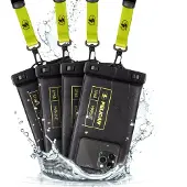 Case-mate Pelican Marine - IP68 waterdicht telefoonhoesje (4-pack normaal formaat) - Drijvend telefoonhoesje voor iPhone 16 Pro Max/iPhone 15 Pro Max/14 Pro/13