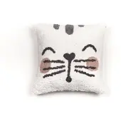 TODAY Verwijderbare tufted kussen FUNNY - - Wit 40x40 cm