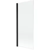 Mexen Mist douchewand 1-deurs 80 x 150 , transparant, zwart - 8A9-080-001-70-00
