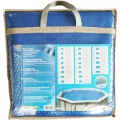 Ubbink Bubble cover for wooden swimming pool - - Rectangular 350x650 - Blue - 400 microns
