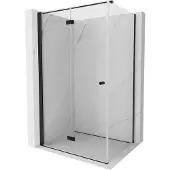 Mexen Mist-F douchecabine opvouwbaar links 75 x 85 , transparant, zwart - 8A6T-075-085-70-00-L